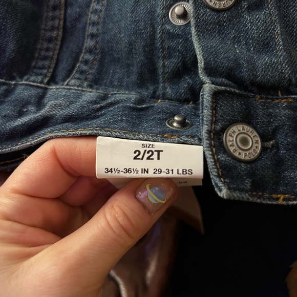 Blue Denim Polo Really Lauren Kid Jacket - New York Bear - Picture 8 of 11